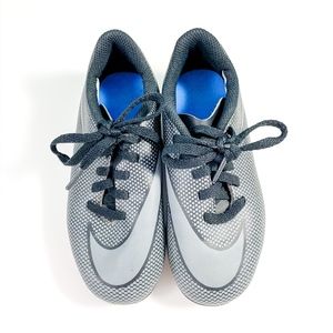 Nike Soccer Cleats, Size 11C, Gray, Black, & Blue
